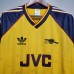 Arsenal 88/89 Away Yellow Soccer Jersey